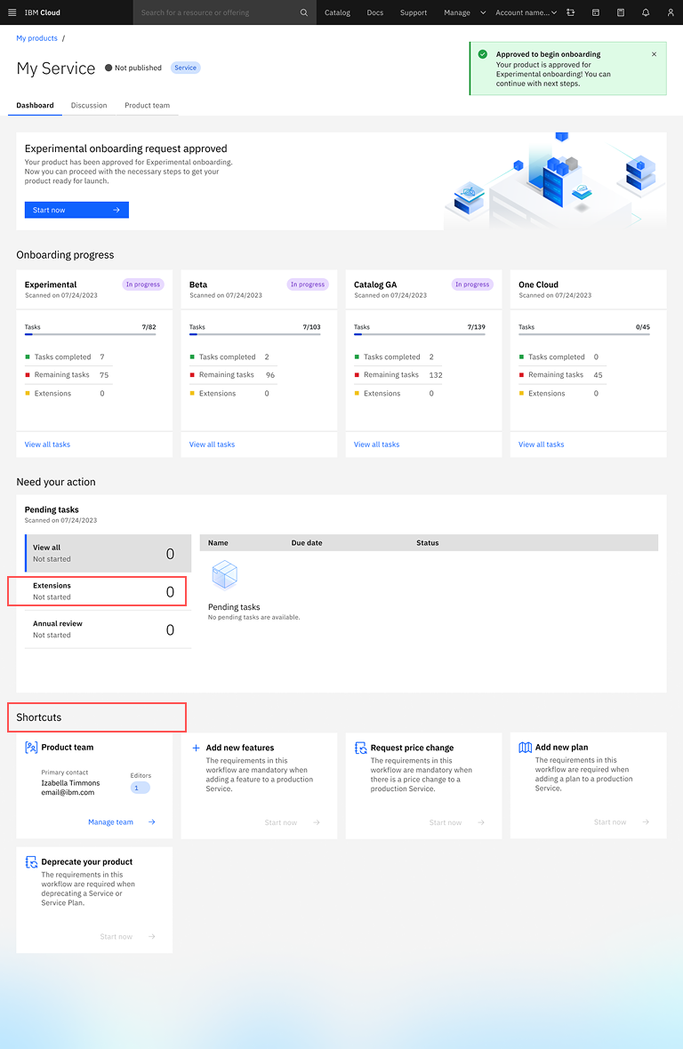 Before - Dashboard Terminology