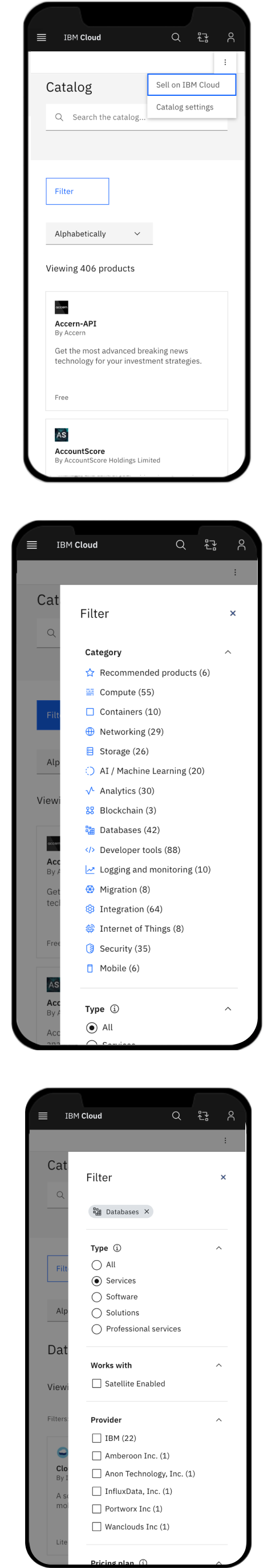 User flows