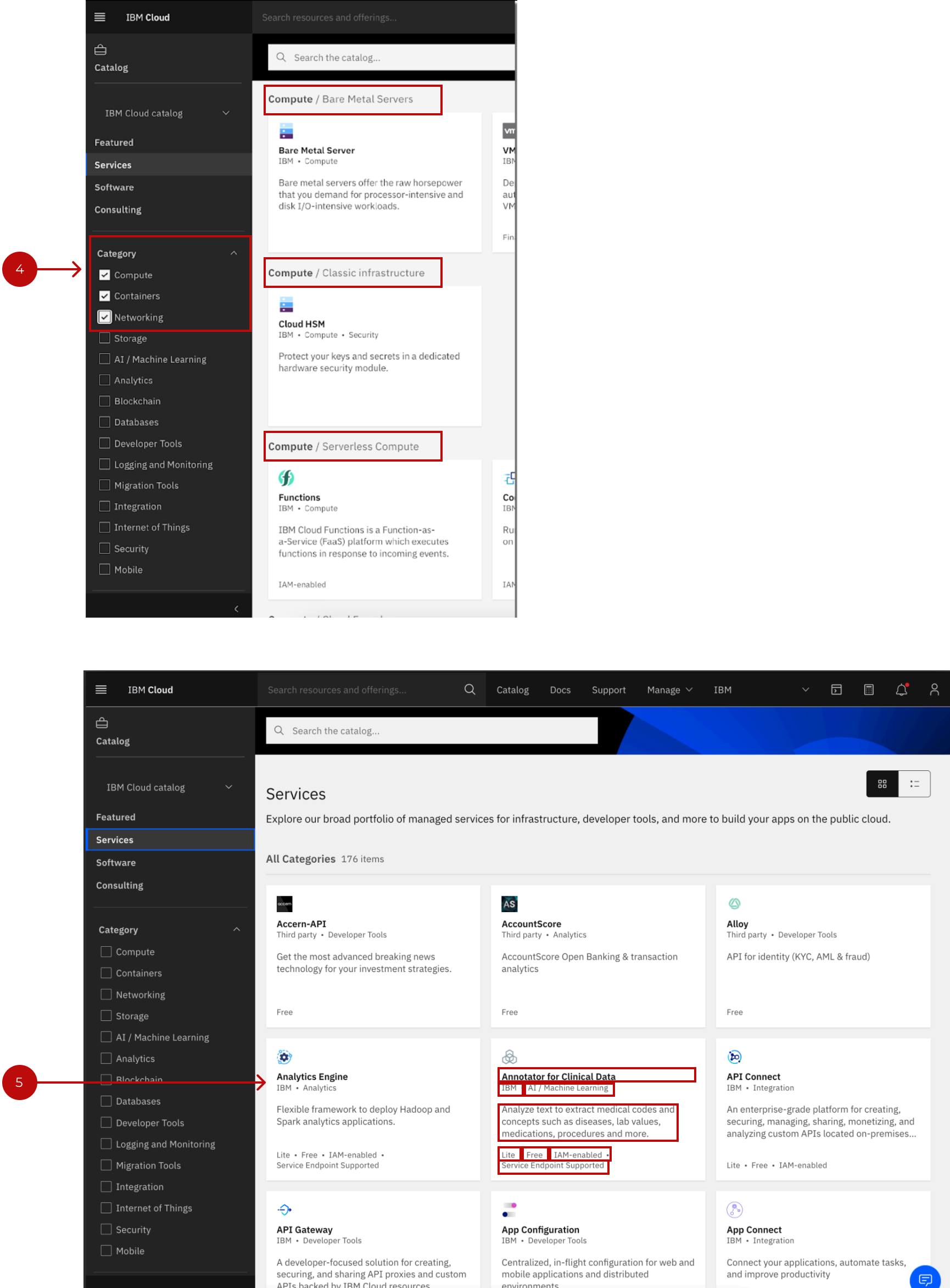 User flows