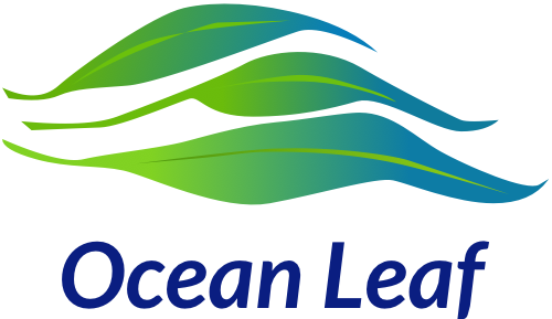 Logo ocean leaf